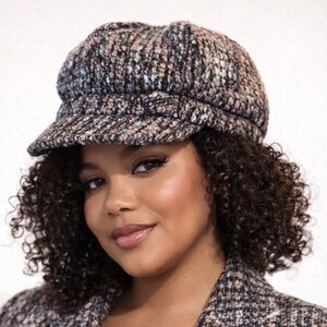 Tickled Pink Tweed Cap